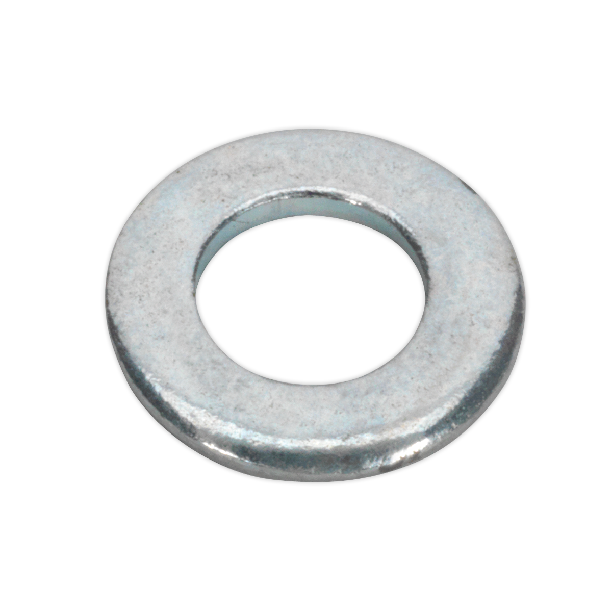 SEALEY - FWA49 Flat Washer DIN 125 - M4 x 9mm Form A Zinc Pack of 100