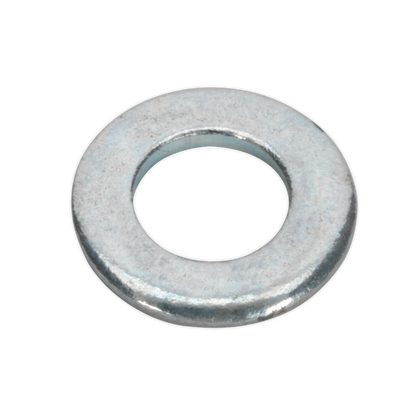 SEALEY - FWA49 Flat Washer DIN 125 - M4 x 9mm Form A Zinc Pack of 100