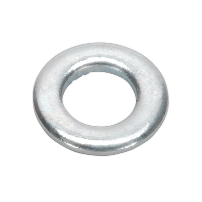 SEALEY - FWA510 Flat Washer DIN 125 - M5 x 10mm Form A Zinc Pack of 100