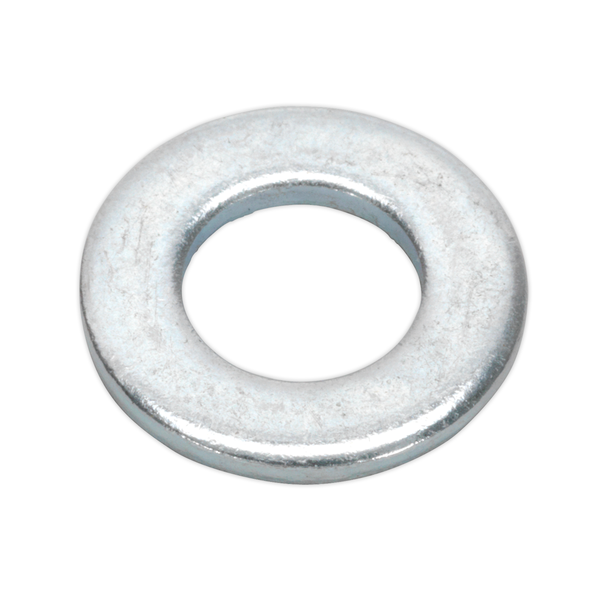 SEALEY - FWA817 Flat Washer DIN 125 - M8 x 17mm Form A Zinc Pack of 100