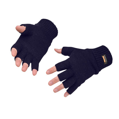 Portwest GL14NAR -  sz 0 Fingerless Knit Insulatex Glove - Navy