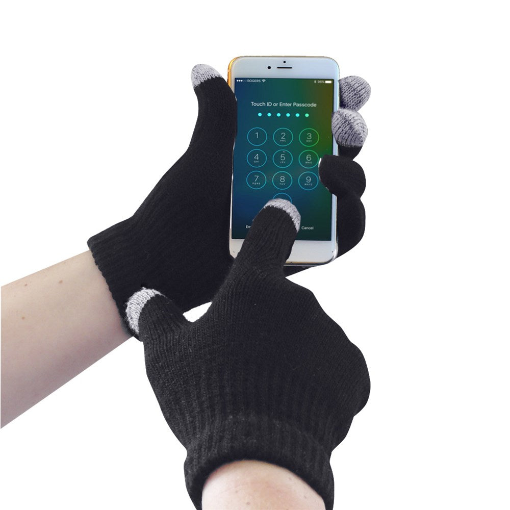 Portwest GL16BKRS/M -  sz S/M Touchscreen Knit Glove - Black