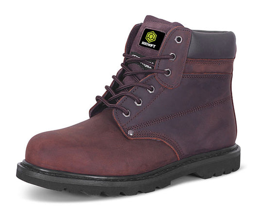 Click - GOODYEAR WELT BOOT BROWN SZ 08 - Brown