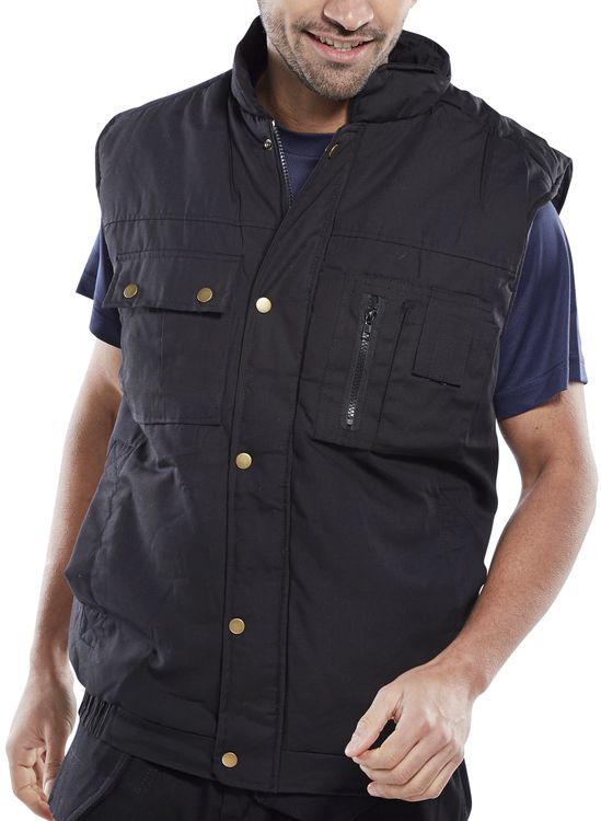 Click - HUDSON BODYWARMER BLACK XXL - Black