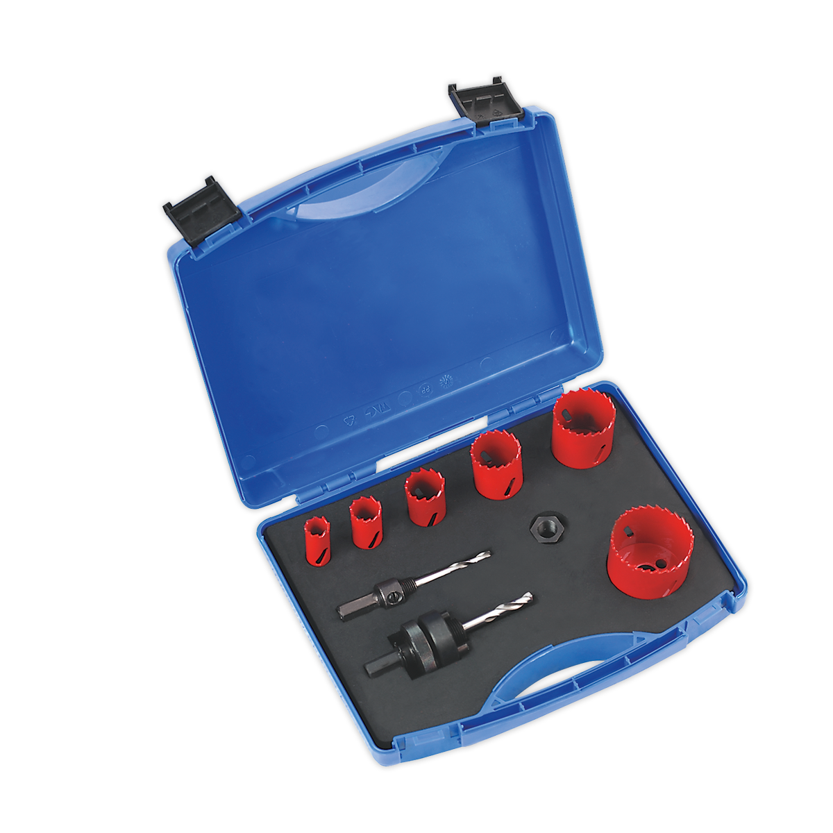 SEALEY - HKE9 Hole Saw Kit Electrician's 9pc