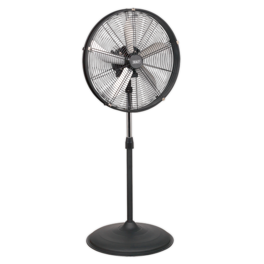 SEALEY - HVF20PO Industrial High Velocity Oscillating Pedestal Fan 20" 230V