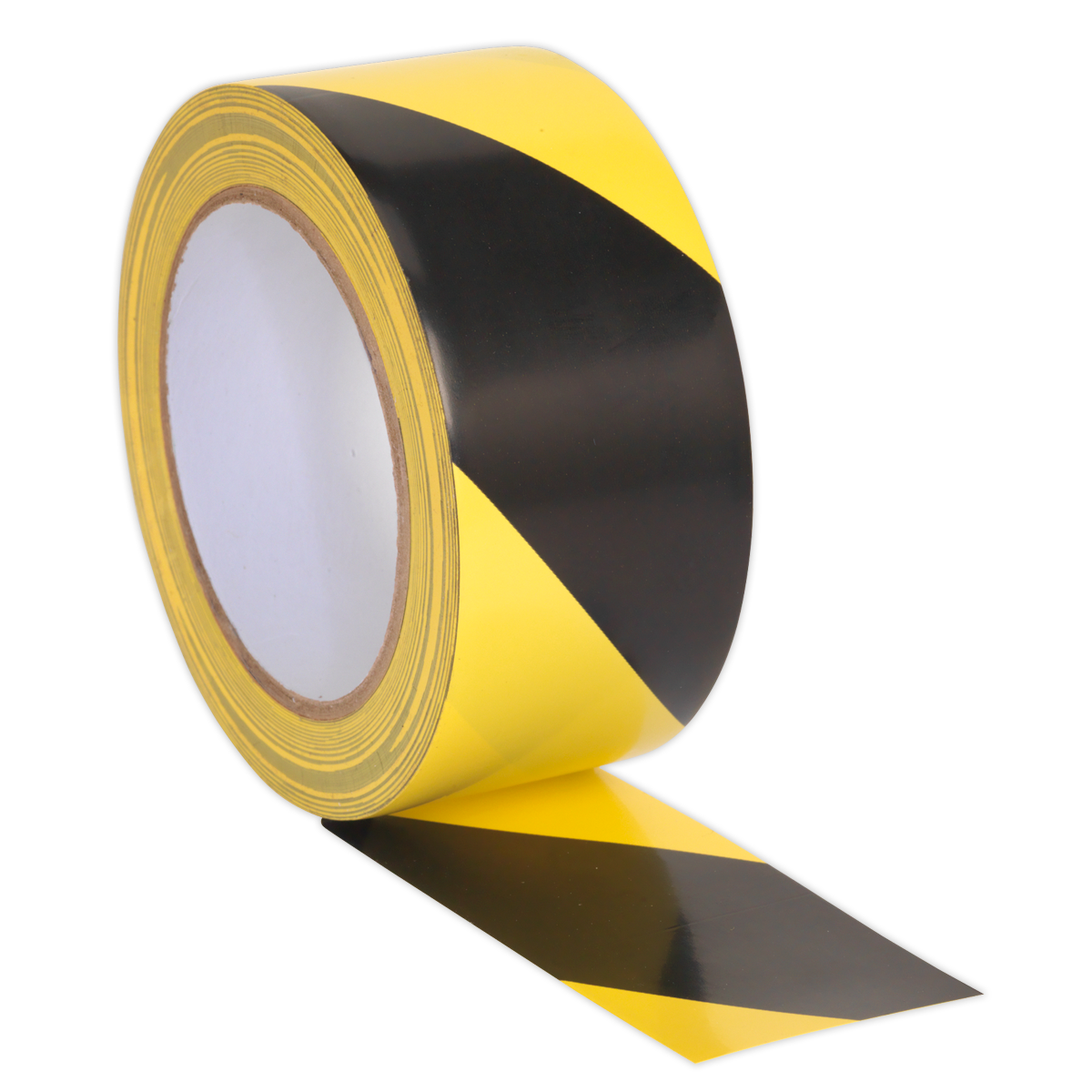 SEALEY - HWTBY Hazard Warning Tape 50mm x 33m Black/Yellow