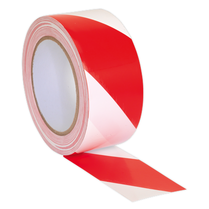 SEALEY - HWTRW Hazard Warning Tape 50mm x 33m Red/White