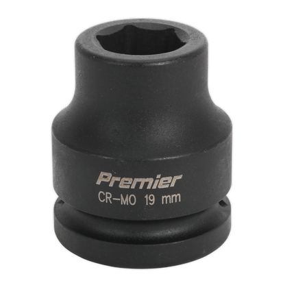 SEALEY - IS3419 Impact Socket 19mm 3/4"Sq Drive