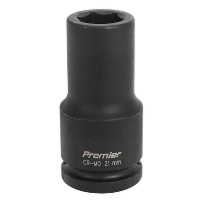 SEALEY - IS3421D Impact Socket 21mm Deep 3/4"Sq Drive