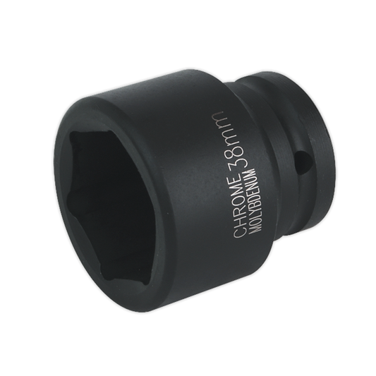 SEALEY - IS3438 Impact Socket 38mm 3/4"Sq Drive