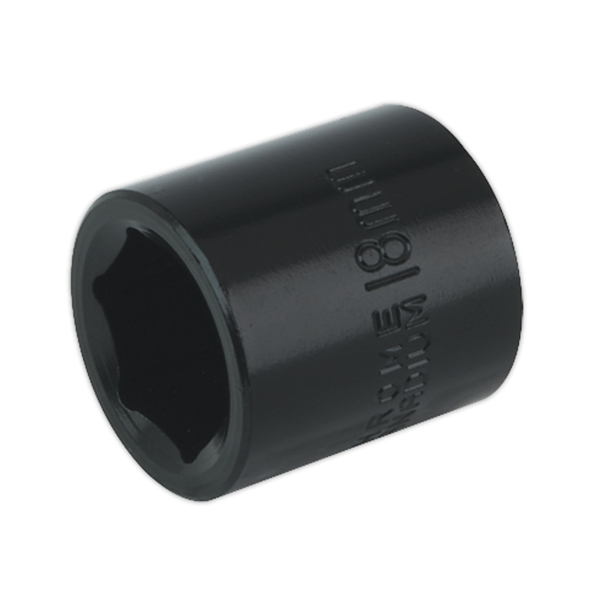 SEALEY - IS3818 Impact Socket 18mm 3/8"Sq Drive