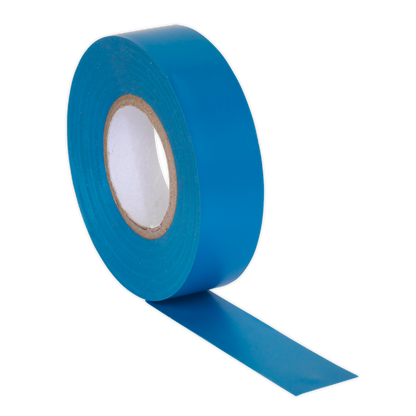 SEALEY - ITBLU10 PVC Insulating Tape 19mm x 20m Blue Pack of 10