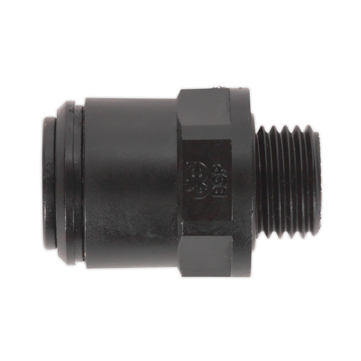 SEALEY - JGC614 Straight Adaptor 6mm x 1/4"BSP Pack of 5 (John Guest Speedfit® - PM010612E)