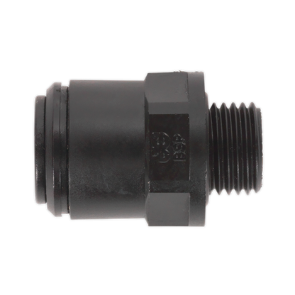 SEALEY - JGC614 Straight Adaptor 6mm x 1/4"BSP Pack of 5 (John Guest Speedfit® - PM010612E)