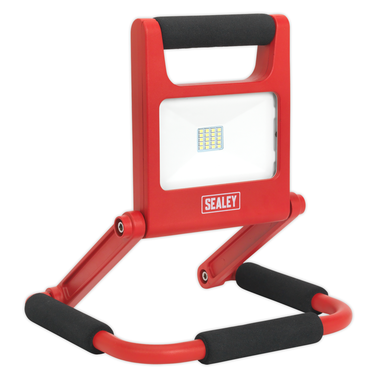 SEALEY - LED170 Rechargeable Fold Flat Floodlight 10W SMD LED Lithium-ion
