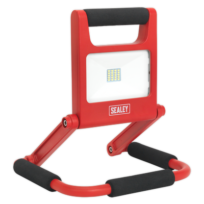 SEALEY - LED170 Rechargeable Fold Flat Floodlight 10W SMD LED Lithium-ion