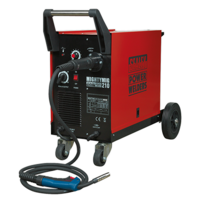 SEALEY - MIGHTYMIG210 Professional Gas/No-Gas MIG Welder 210A with Euro Torch