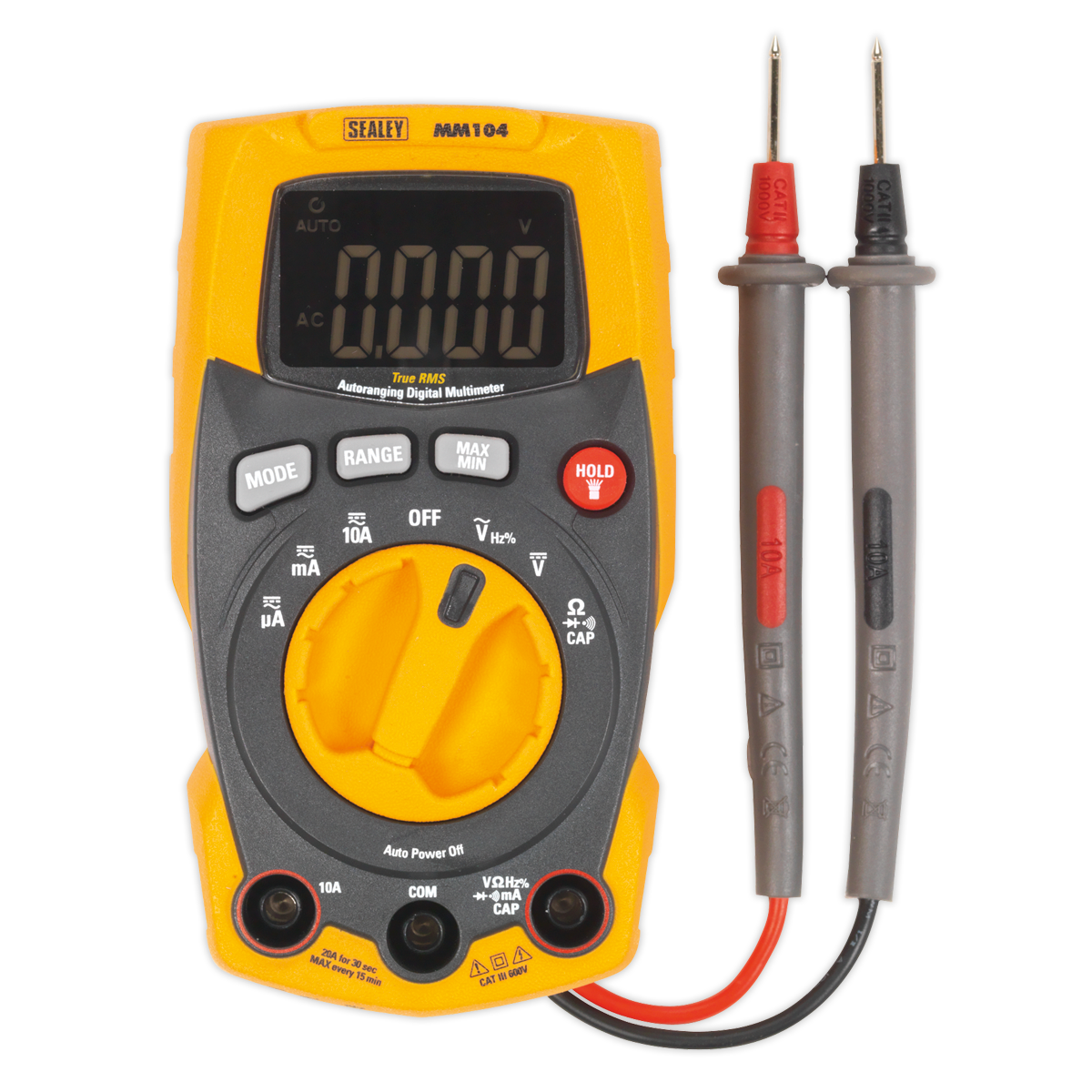 SEALEY - MM104 Professional Auto-Ranging Digital Multimeter