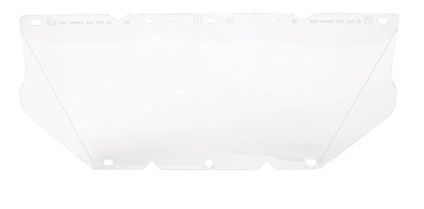 MSA - V-GARD GENERAL PURPOSE PC SHEET VISOR CHINGUARD COMPAT - Clear