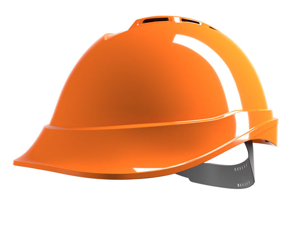 MSA - V-GARD 200 VENTED SAFETY HELMET ORANGE - Orange