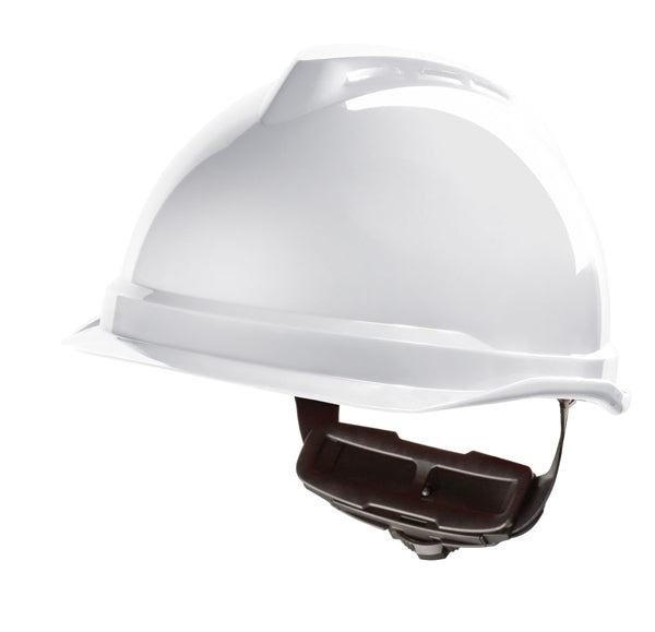 MSA - V-GARD 520 PEAKLESS SAFETY HELMET WHITE GV912-00L0000-000 - White