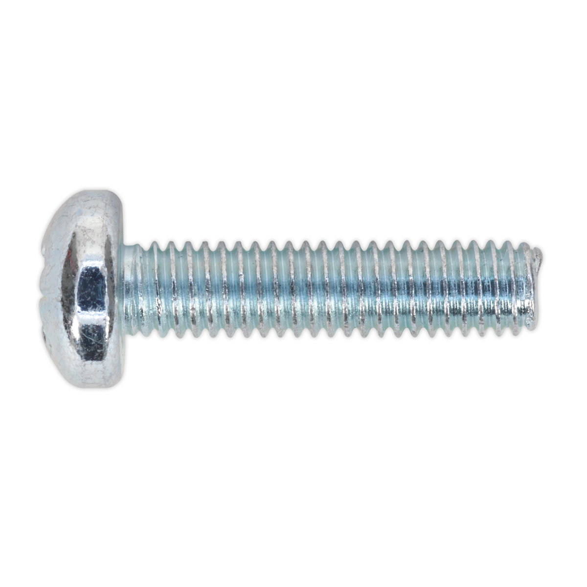 SEALEY - MSP625 Machine Screw M6 x 25mm Pan Head Pozi Zinc Pack of 50