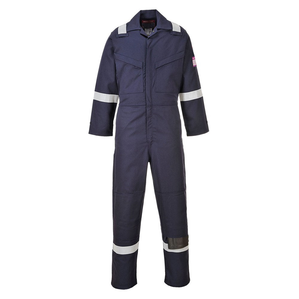 Portwest MX28NARM -  sz M Modaflame Coverall - Navy