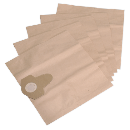 SEALEY - PC300PB5 Dust Collection Bag for PC300 Series Pack of 5