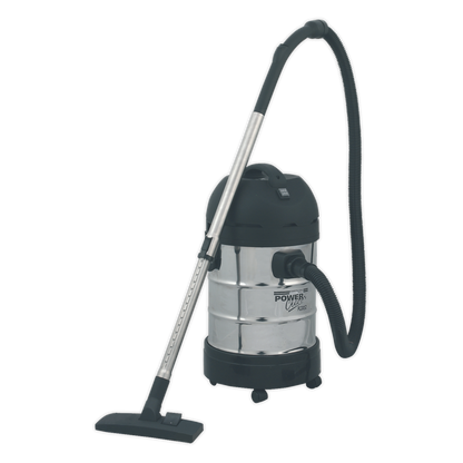 SEALEY - PC300SD Vacuum Cleaner Industrial 30L 1400W/230V Stainless Drum