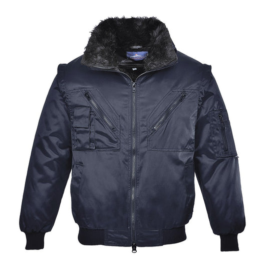 Portwest PJ10NARXXL -  sz 2XL Pilot Jacket - Navy