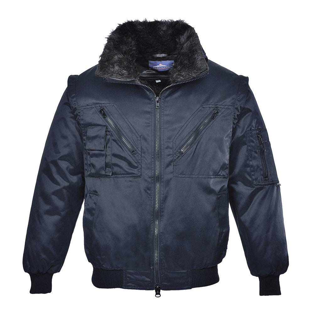 Portwest PJ10NARM -  sz M Pilot Jacket - Navy