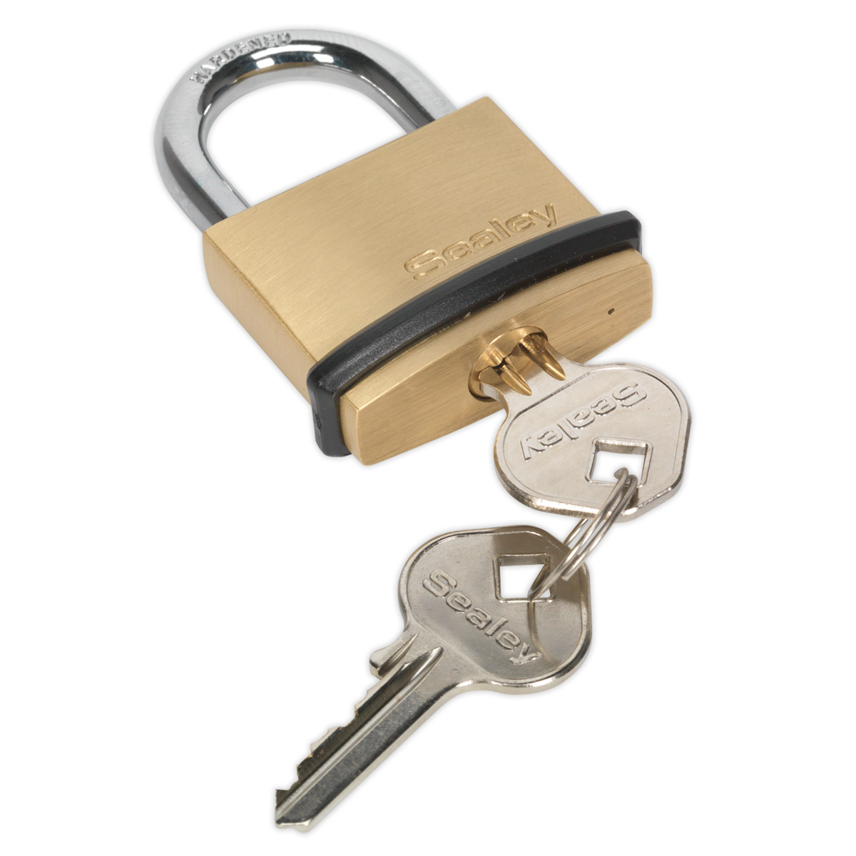 SEALEY - PL201 Brass Body Padlock 40mm