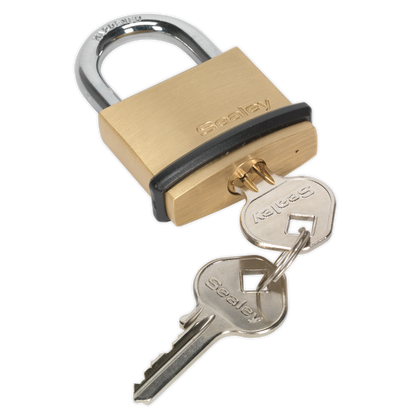 SEALEY - PL201 Brass Body Padlock 40mm