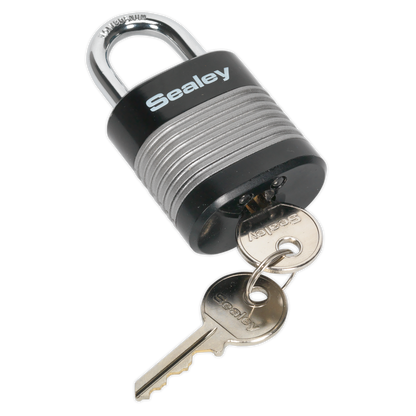 SEALEY - PL401 Zinc Coated Steel Body Padlock 44mm