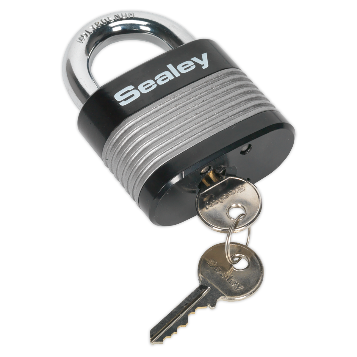 SEALEY - PL403 Zinc Coated Steel Body Padlock 63mm