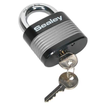 SEALEY - PL403 Zinc Coated Steel Body Padlock 63mm