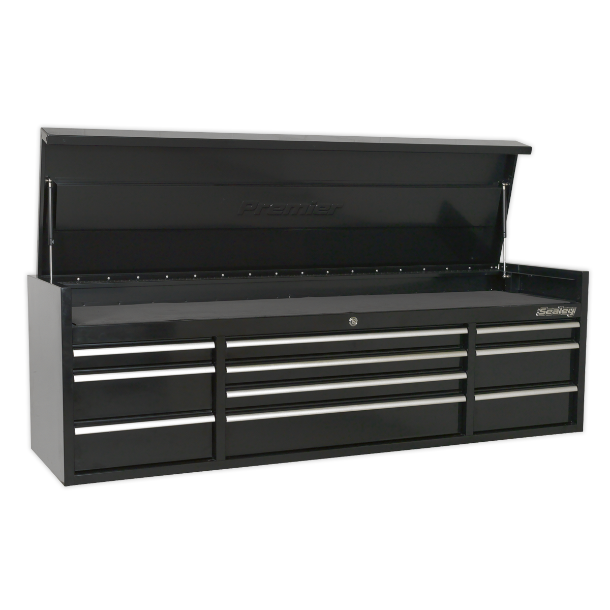 SEALEY - PTB181510 Topchest 10 Drawer 1830mm Heavy-Duty Black