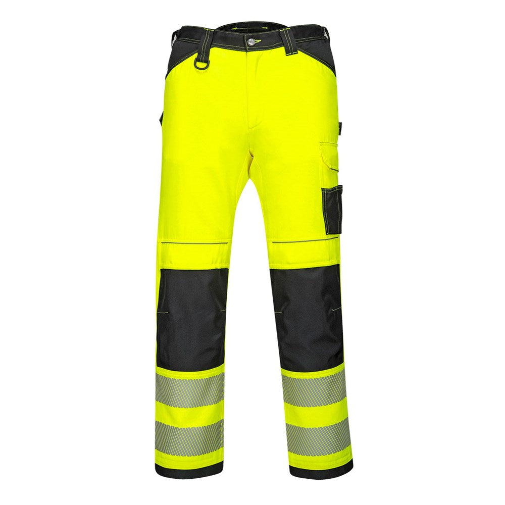 Portwest PW340YBS40 -  sz 40 PW3 Hi-Vis Work Trousers - Yellow/Blue