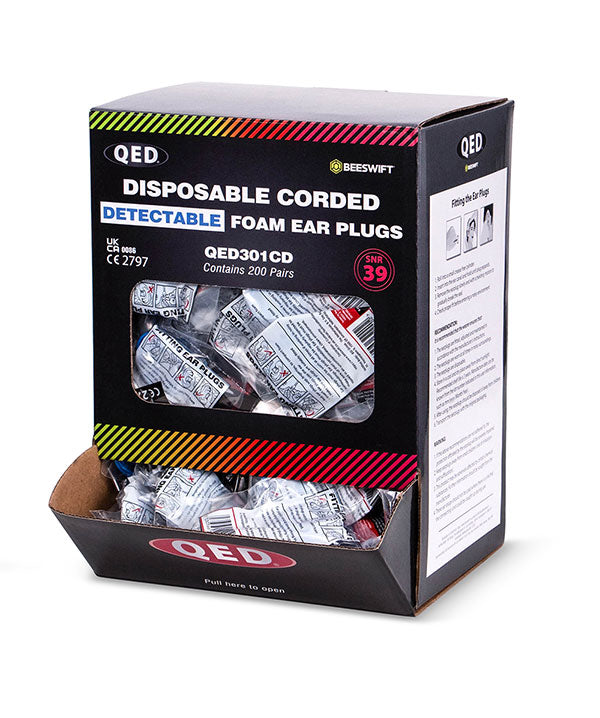 QED - QED CORDED DETECTABLE EAR PLUG -