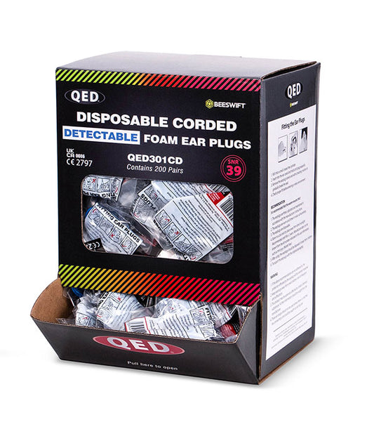 QED - QED CORDED DETECTABLE EAR PLUG -