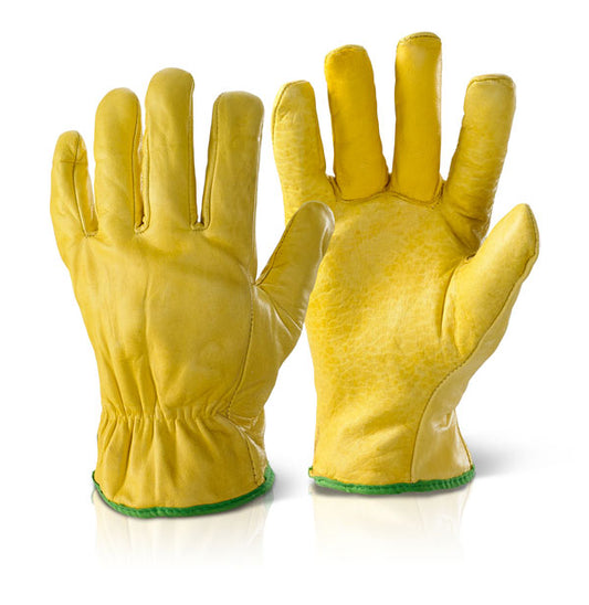 Click - LINED DRIVERS GLOVE XL - Yellow