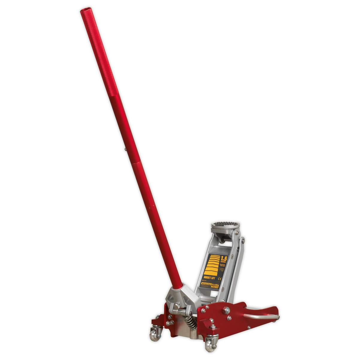 SEALEY - RJA1550 Trolley Jack 1.5tonne Low Entry Aluminium Rocket Lift