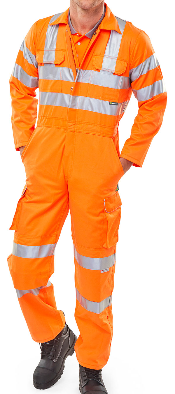 Beeswift - RAIL SPEC COVERALL 50" - Orange