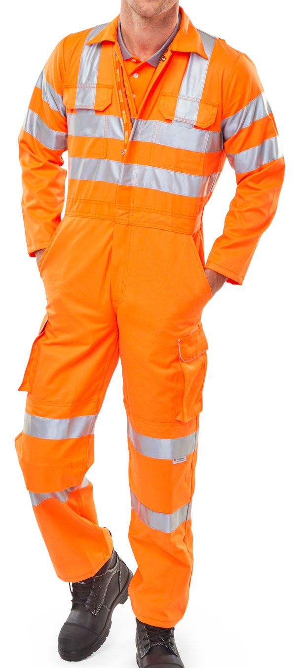 Beeswift - RAIL SPEC COVERALL 46" - Orange