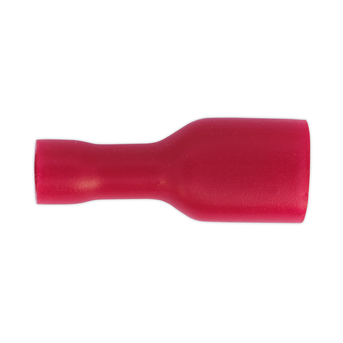 SEALEY - RT16 Fully Insulated Terminal 6.3mm Female Red Pack of 100