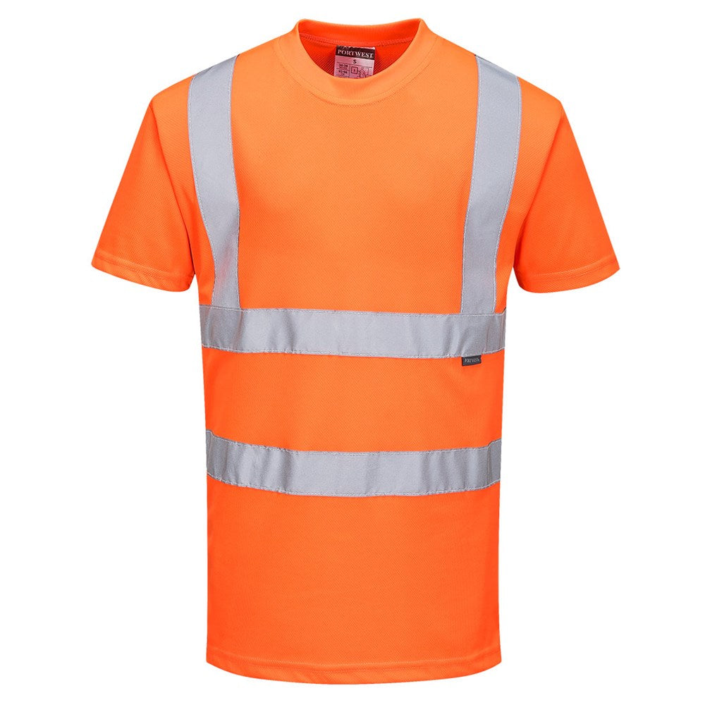 Portwest RT23ORRXL -  sz XL Hi-Vis T-Shirt RIS - Orange