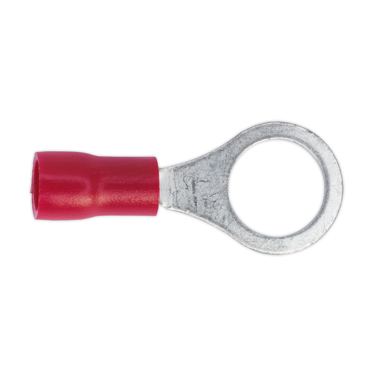 SEALEY - RT27 Easy-Entry Ring Terminal Ø8.4mm (5/16") Red Pack of 100