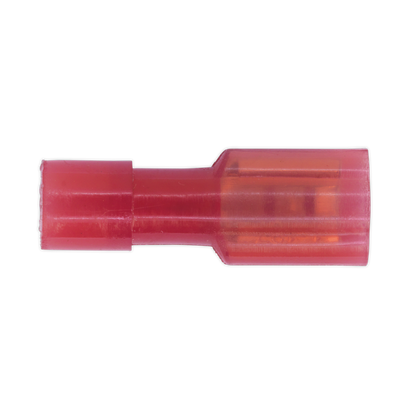 SEALEY - RT30 Fully Insulated Terminal 4.7mm Female Red Pack of 100