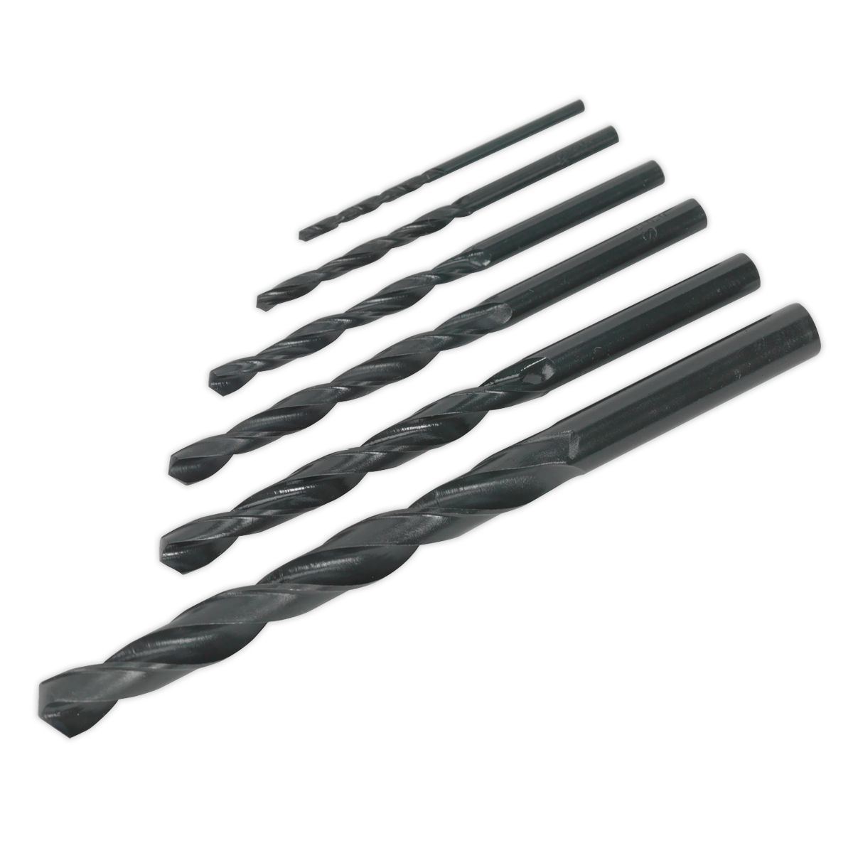 SEALEY - S01039 HSS Drill Bit Set 6pc DIN 338